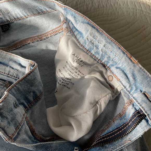 AMERICAN EAGLE OUTFITTERS destructive size 8 long jeans - Picture 5 of 6